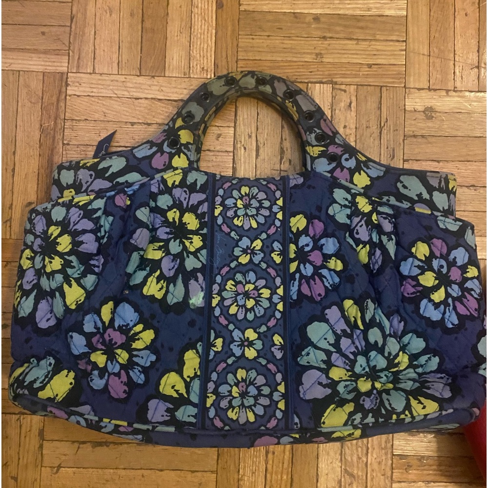 Vera Bradley blue pattern standard bag